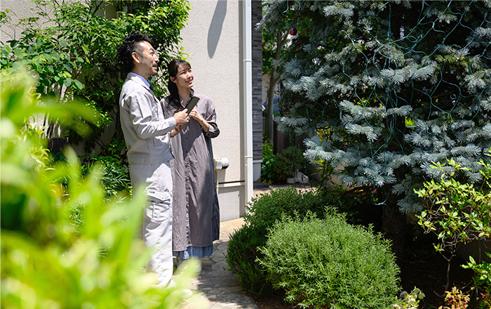 現地調査の様子